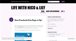 Desktop Screenshot of nicoandzoe.wordpress.com