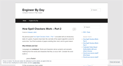 Desktop Screenshot of engineerbyday.wordpress.com