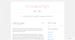 Desktop Screenshot of ahouseoflight.wordpress.com