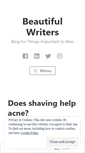 Mobile Screenshot of beautifulwriters.wordpress.com