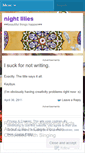 Mobile Screenshot of nightlilies.wordpress.com