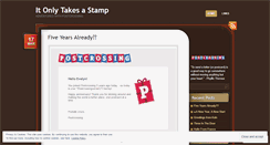 Desktop Screenshot of justonestamp.wordpress.com