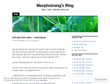 Tablet Screenshot of meophoinang.wordpress.com