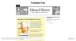 Desktop Screenshot of forbiddenfuel.wordpress.com