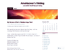 Tablet Screenshot of amahlazwar.wordpress.com