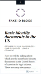 Mobile Screenshot of fakeidblogs.wordpress.com