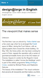 Mobile Screenshot of designatlargeinenglish.wordpress.com