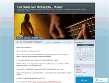 Tablet Screenshot of corkstudiobandphotography.wordpress.com