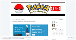 Desktop Screenshot of pokemontabletoprpg.wordpress.com