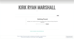 Desktop Screenshot of kirkmarshall.wordpress.com