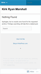 Mobile Screenshot of kirkmarshall.wordpress.com