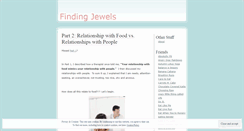 Desktop Screenshot of findingthejewels.wordpress.com