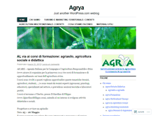 Tablet Screenshot of agrya.wordpress.com