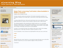 Tablet Screenshot of alearning.wordpress.com