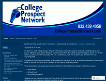 Tablet Screenshot of collegeprospectnetwork.wordpress.com