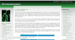 Desktop Screenshot of dirkgently.wordpress.com