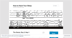 Desktop Screenshot of hackyoursleep.wordpress.com