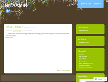Tablet Screenshot of nitaamin.wordpress.com