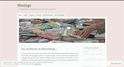 Desktop Screenshot of laurasmusings.wordpress.com