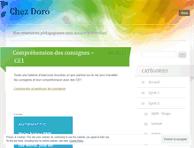 Tablet Screenshot of doro59.wordpress.com