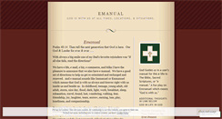 Desktop Screenshot of emanual.wordpress.com