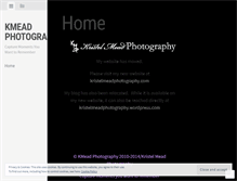 Tablet Screenshot of kmeadphotography.wordpress.com