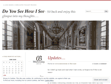 Tablet Screenshot of doyouseehowisee.wordpress.com