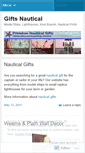 Mobile Screenshot of giftsnautical.wordpress.com