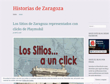 Tablet Screenshot of historiasdezaragoza.wordpress.com