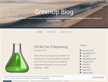 Tablet Screenshot of greenupconsultants.wordpress.com