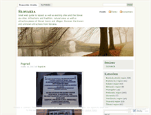 Tablet Screenshot of islovakia.wordpress.com