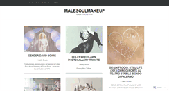 Desktop Screenshot of malesoulmakeup.wordpress.com