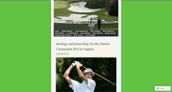 Desktop Screenshot of 2012augusta.wordpress.com