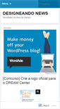 Mobile Screenshot of designeandonews.wordpress.com