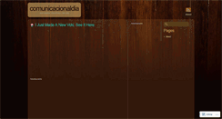 Desktop Screenshot of comunicacionaldia.wordpress.com