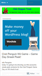 Mobile Screenshot of clubpenguinteamcheats1.wordpress.com