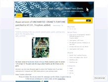 Tablet Screenshot of gamesgadgets.wordpress.com