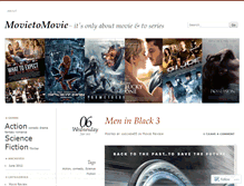 Tablet Screenshot of movietomovie.wordpress.com