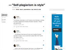 Tablet Screenshot of daveyp.wordpress.com