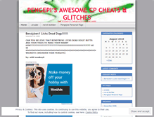 Tablet Screenshot of pengepiscpcheats.wordpress.com