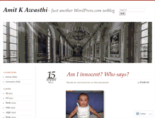 Tablet Screenshot of amitkawasthi.wordpress.com
