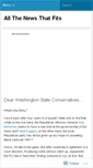 Mobile Screenshot of allthenewsthatfits.wordpress.com