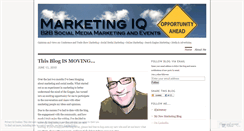 Desktop Screenshot of marketingiq.wordpress.com