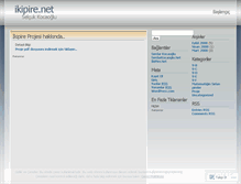Tablet Screenshot of ikipire.wordpress.com