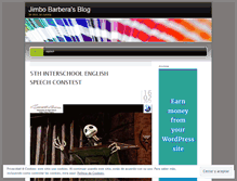 Tablet Screenshot of jimbobarbera.wordpress.com