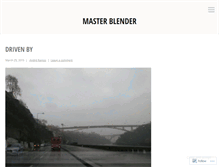 Tablet Screenshot of masterblender.wordpress.com