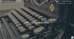 Desktop Screenshot of johnsibleywilliams.wordpress.com