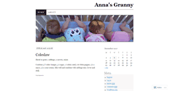Desktop Screenshot of annasgranny.wordpress.com