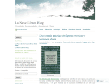 Tablet Screenshot of lanavelibros.wordpress.com