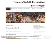 Tablet Screenshot of espaciogestalt.wordpress.com